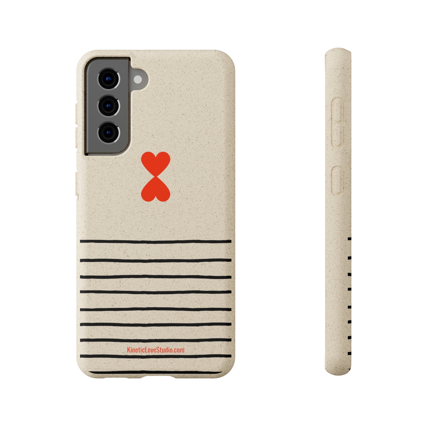 Phone Case - French Chic Black Stripes Biodegradable Eco-Friendly