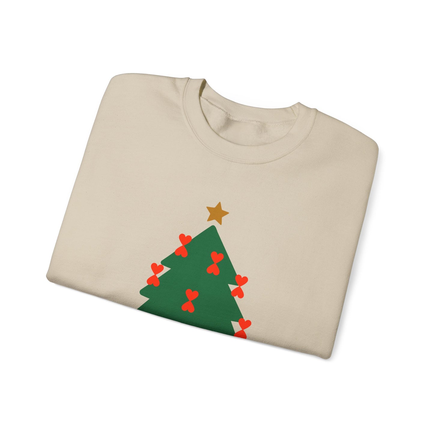 Christmas Tree Modern Couple Sweatshirt - Holiday Edition Unisex