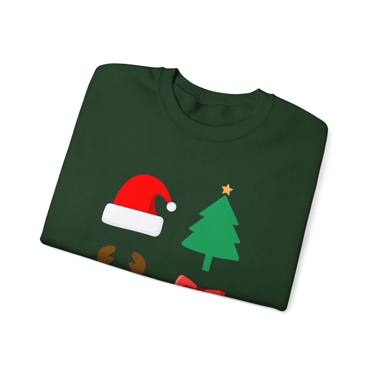 Christmas Ornaments Sweatshirt Unisex Green