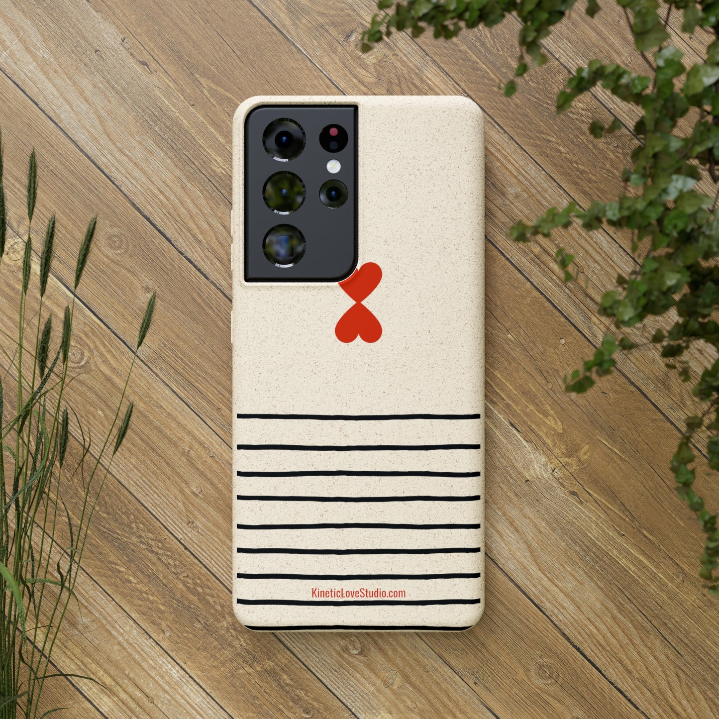 Phone Case - French Chic Black Stripes Biodegradable Eco-Friendly