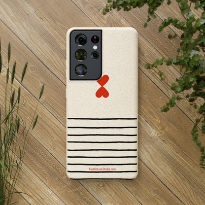 Phone Case - French Chic Black Stripes Biodegradable Eco-Friendly