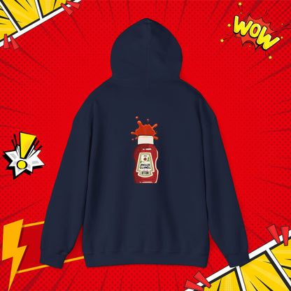 Ketchup Splash Pop-Art Hoodie