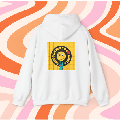 Jesus Loves You Hoodie - Feel Good Smiley Face