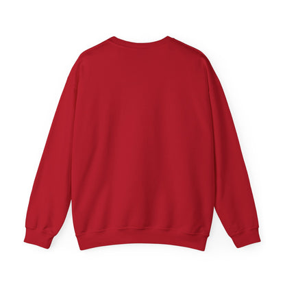 Christmas Modern Design Crewneck Red Sweatshirt Unisex