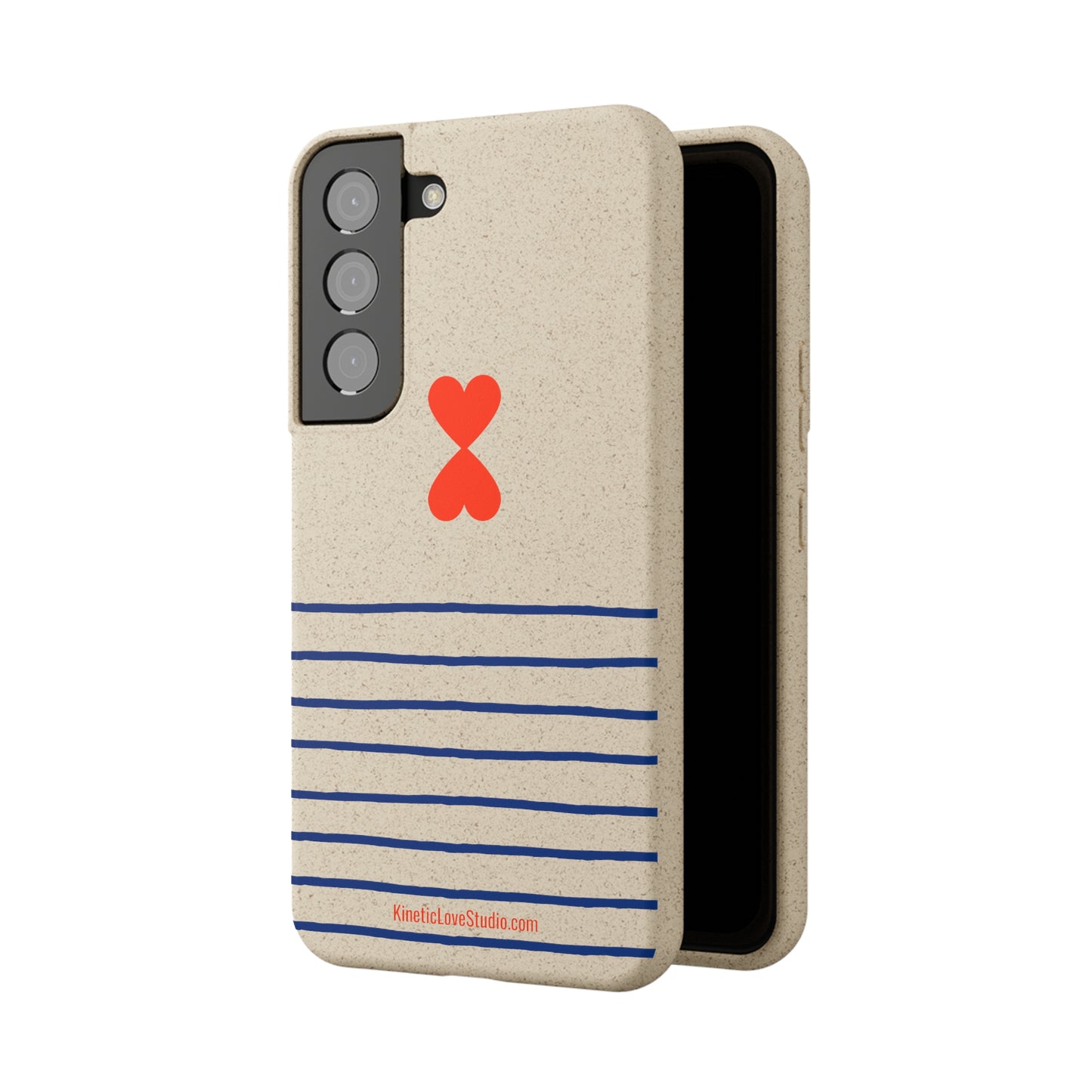 Phone Case - French Chic Trendy Navy Stripes Design Paris Street Style Biodegradable Eco-Friendly