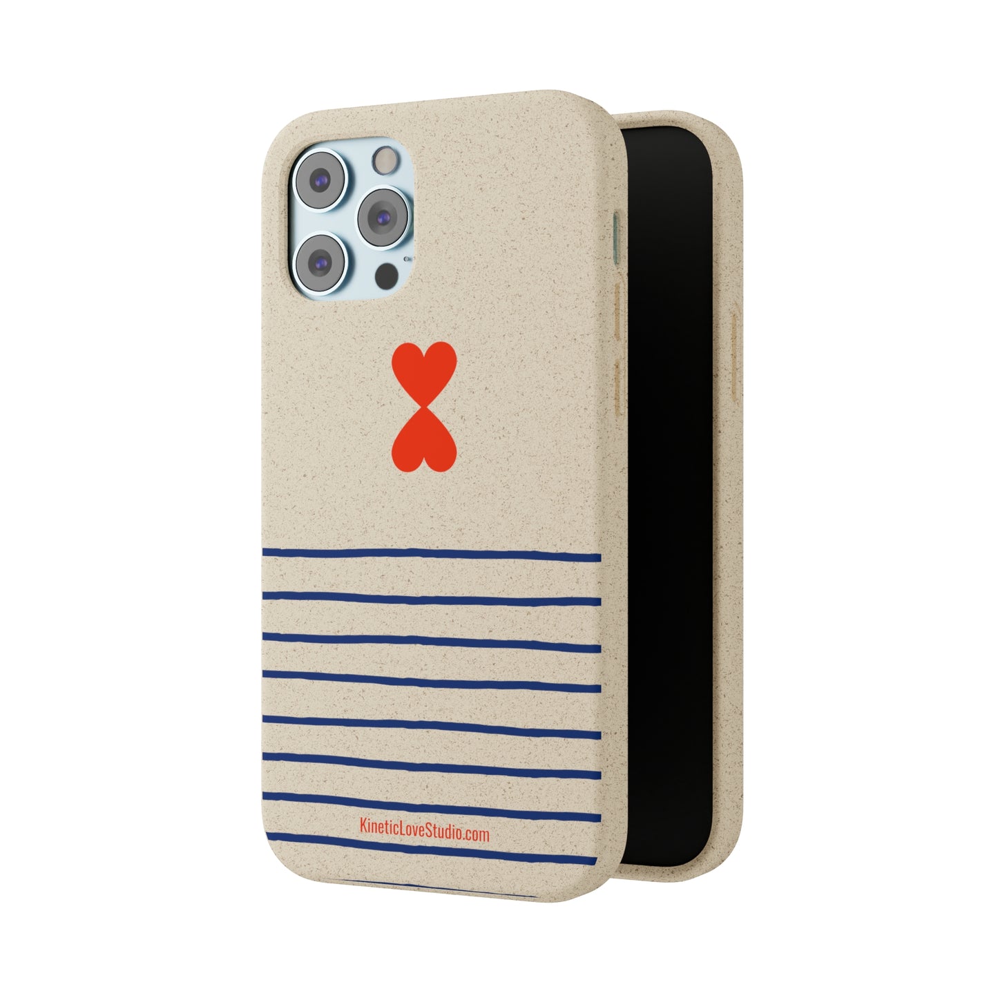 Phone Case - French Chic Trendy Navy Stripes Design Paris Street Style Biodegradable Eco-Friendly