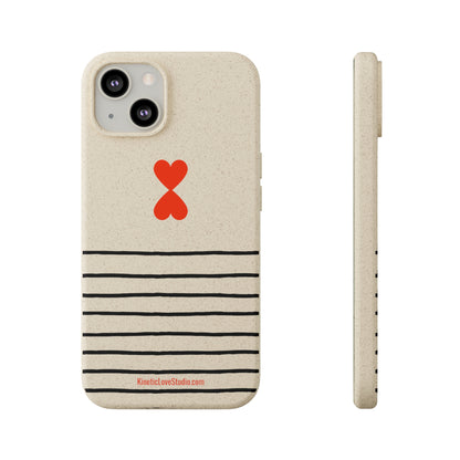 Phone Case - French Chic Black Stripes Biodegradable Eco-Friendly