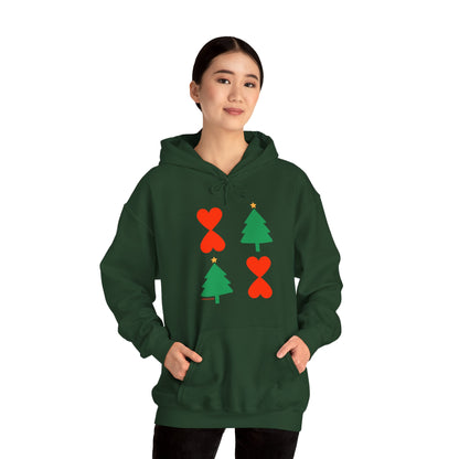 Christmas Tree Modern Design Hoodie Unisex