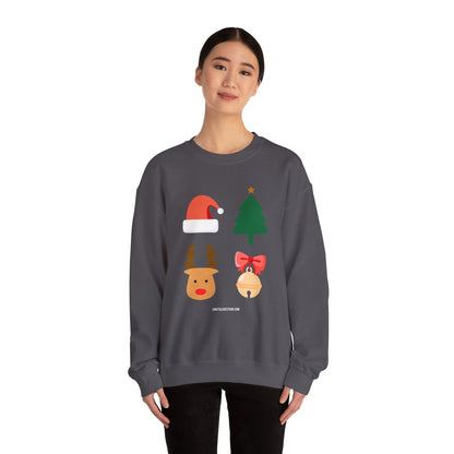 Christmas Ornaments Sweatshirt Unisex Red