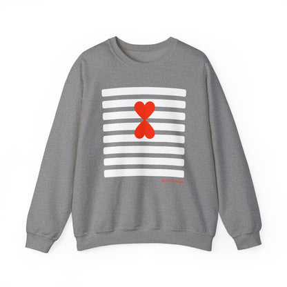 Stripes Sweatshirt - Paris Street Style Signature Design by Kinetic Love Studio