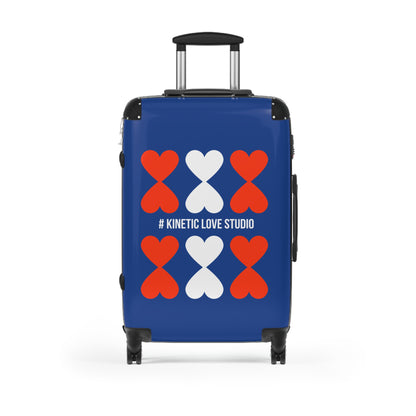 Suitcase Trolley - Modern Artistic French Chic Hearts Design