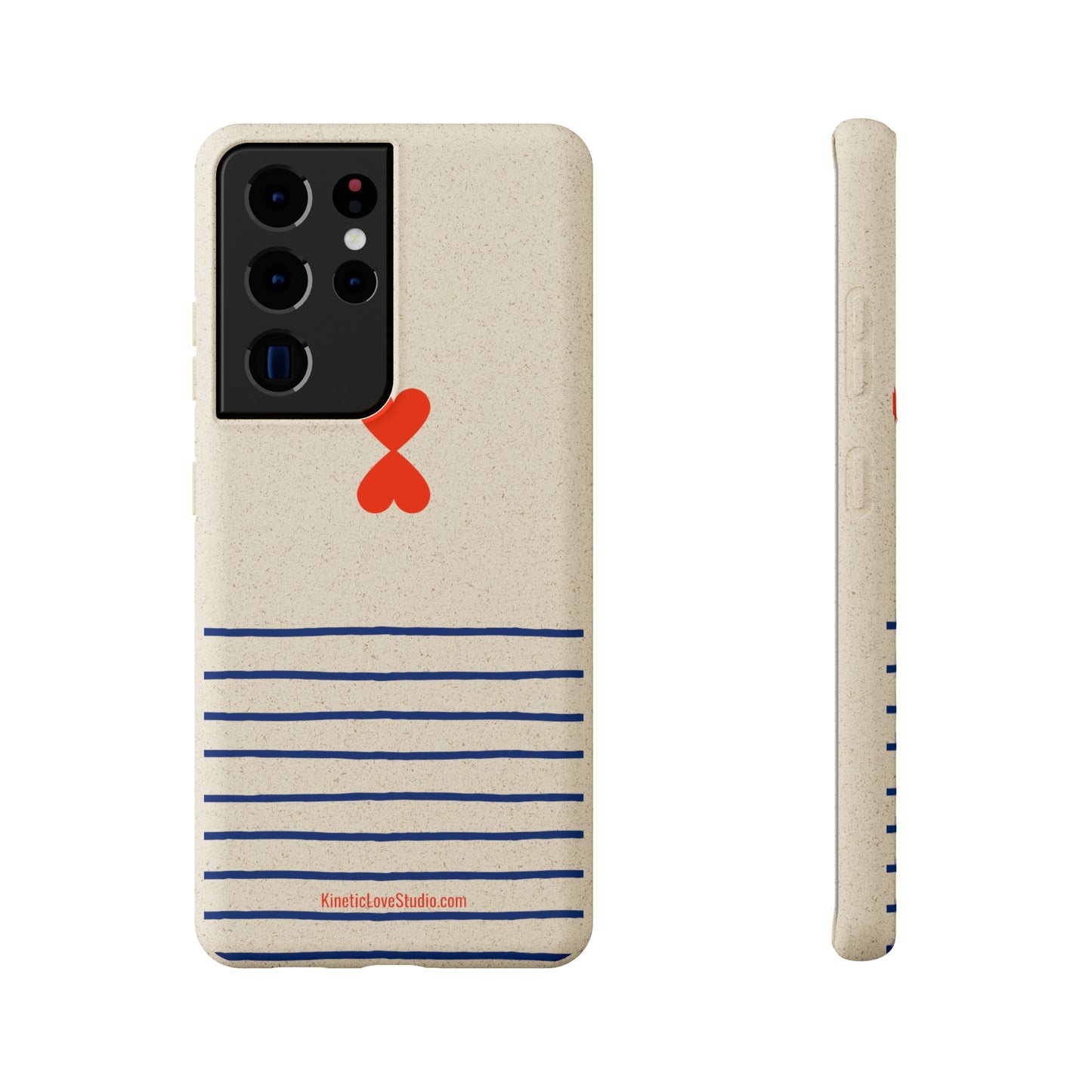 Phone Case - French Chic Trendy Navy Stripes Design Paris Street Style Biodegradable Eco-Friendly