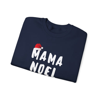 Christmas Mom Sweatshirt Mama Noel - Parents Couple Sweatshirt