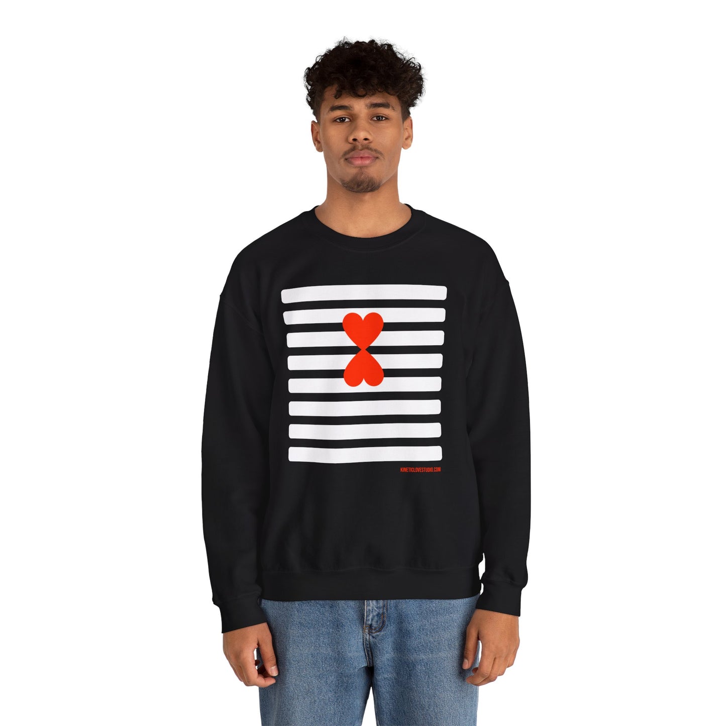 Stripes Sweatshirt - Paris Street Style Signature Design by Kinetic Love Studio