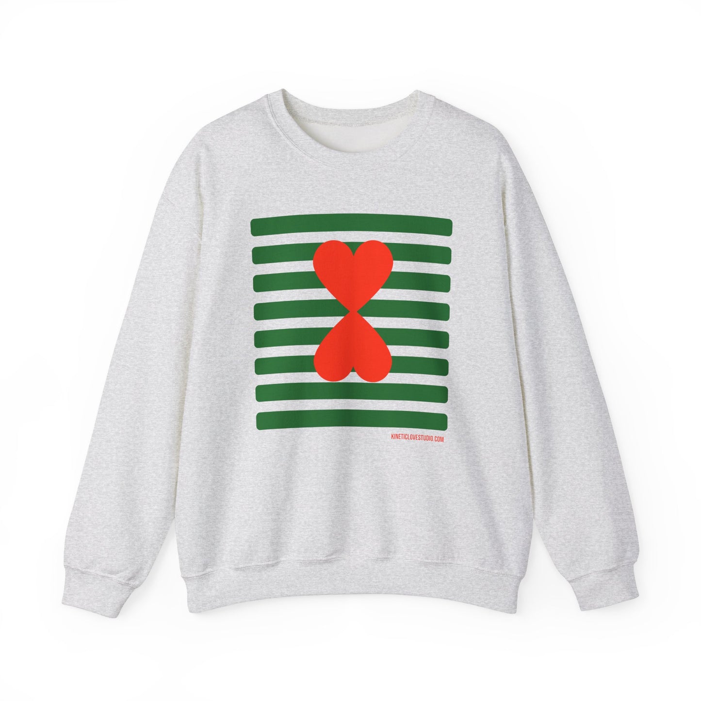 Holiday Edition Couple Sweatshirt - Green Stripes