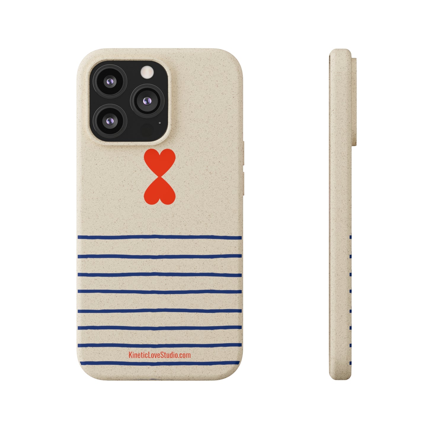 Phone Case - French Chic Trendy Navy Stripes Design Paris Street Style Biodegradable Eco-Friendly