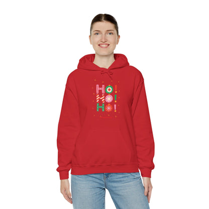 Christmas Cheer Ho Ho Ho Hoodie Unisex