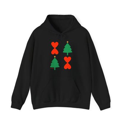 Christmas Tree Modern Design Hoodie Unisex