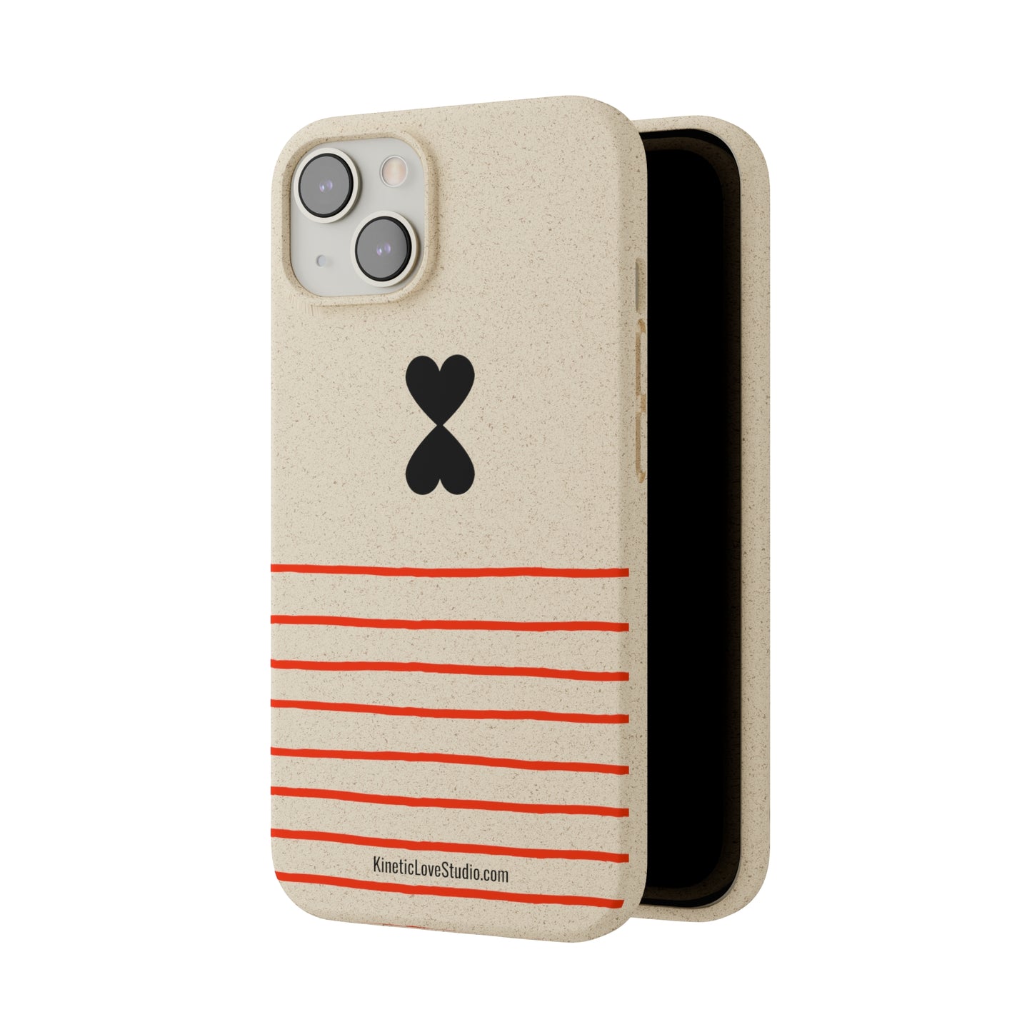 Phone Case - French Chic Red Stripes Biodegradable Eco-Friendly