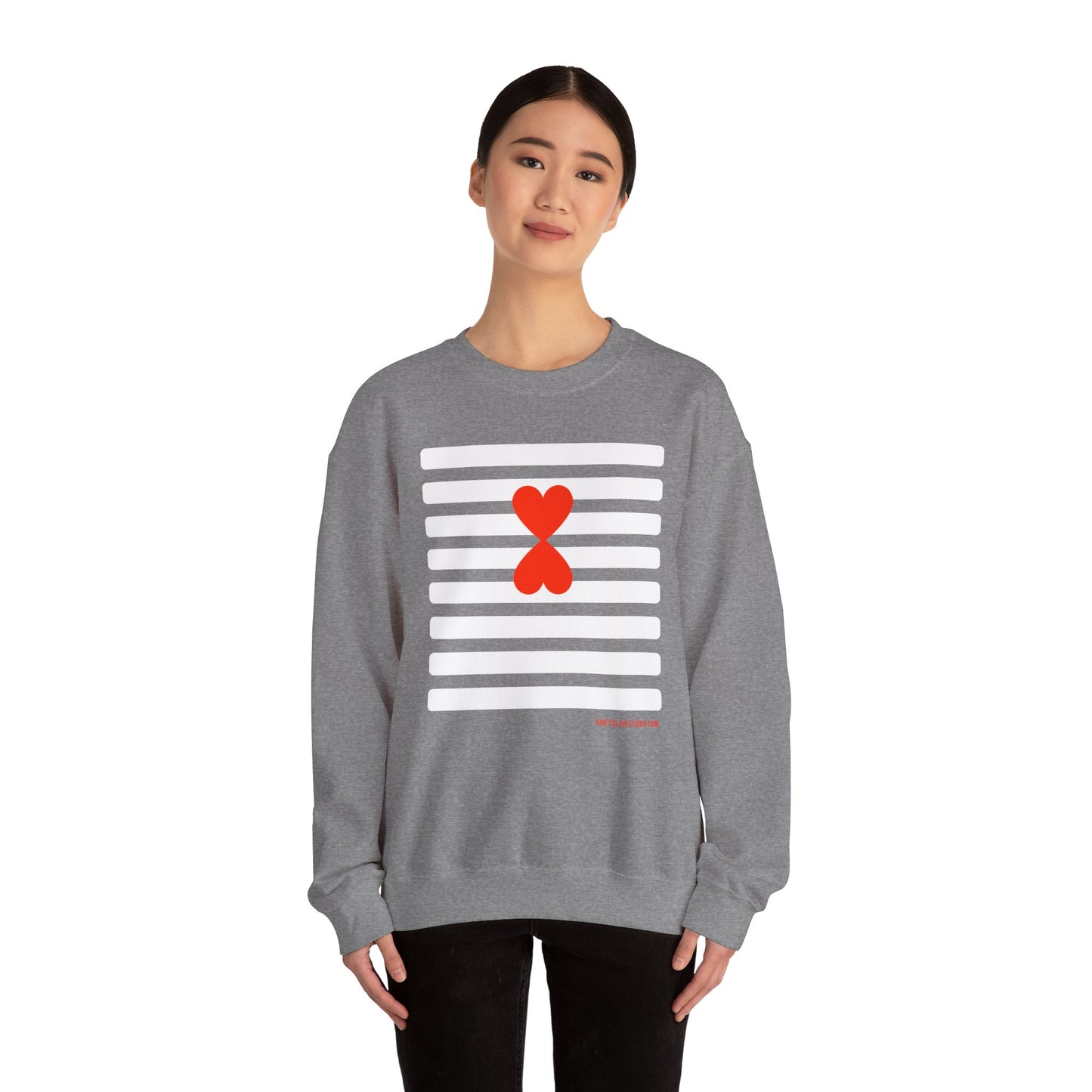 Stripes Sweatshirt - Paris Street Style Signature Design by Kinetic Love Studio