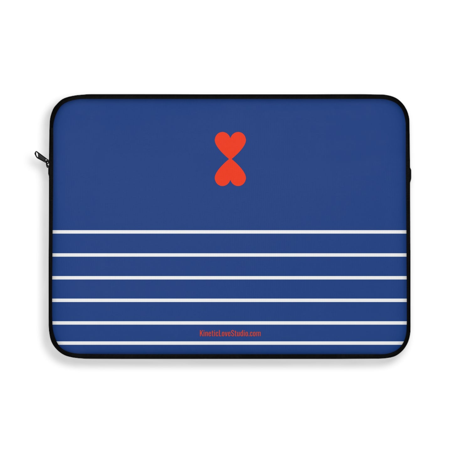 Laptop Sleeve Navy Stripes French Chic Stylish Trendy Design Notebook Case