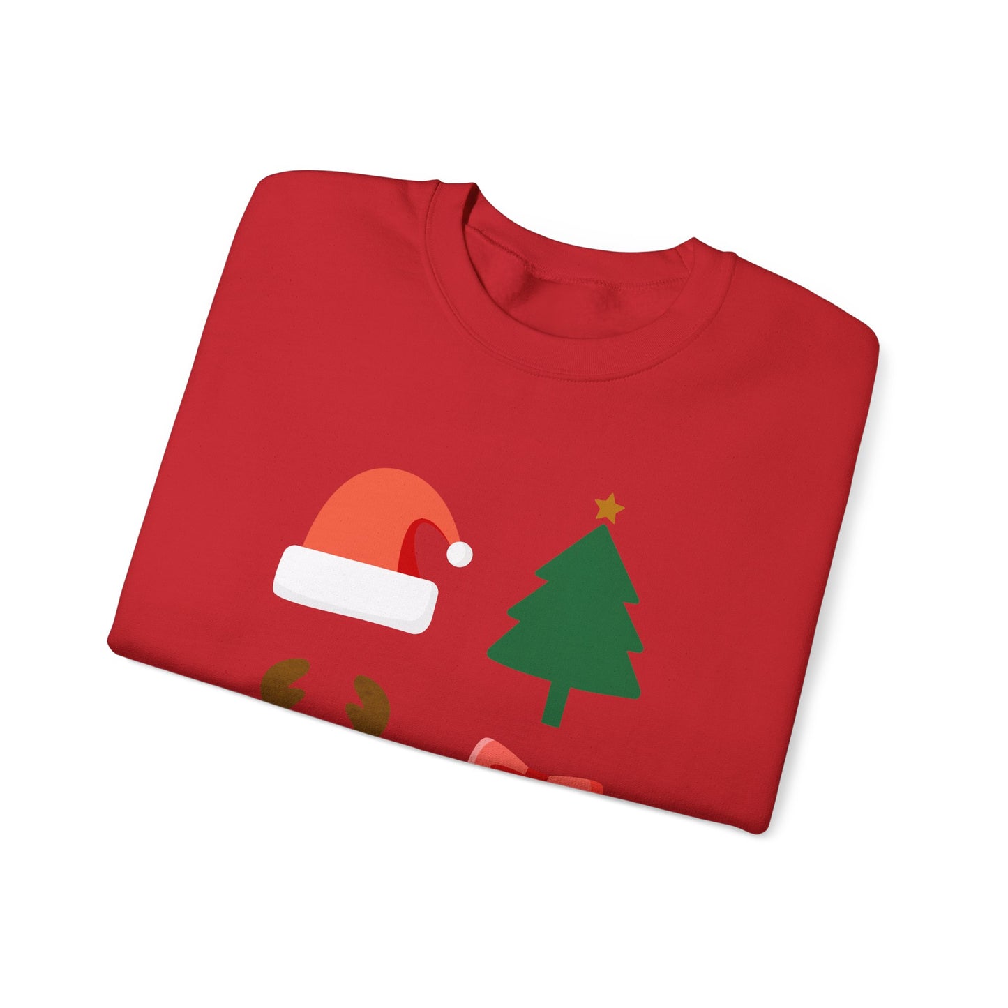 Christmas Ornaments Sweatshirt Unisex Red