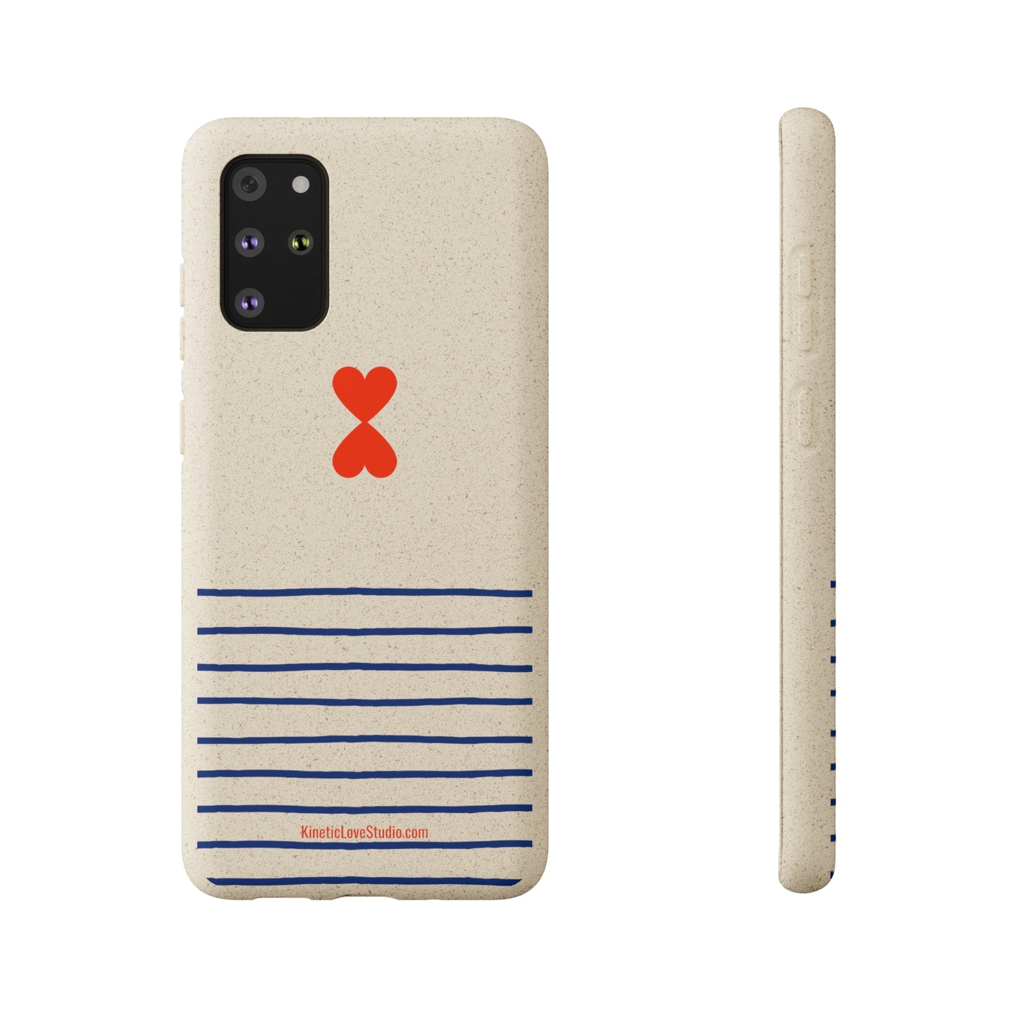 Phone Case - French Chic Trendy Navy Stripes Design Paris Street Style Biodegradable Eco-Friendly