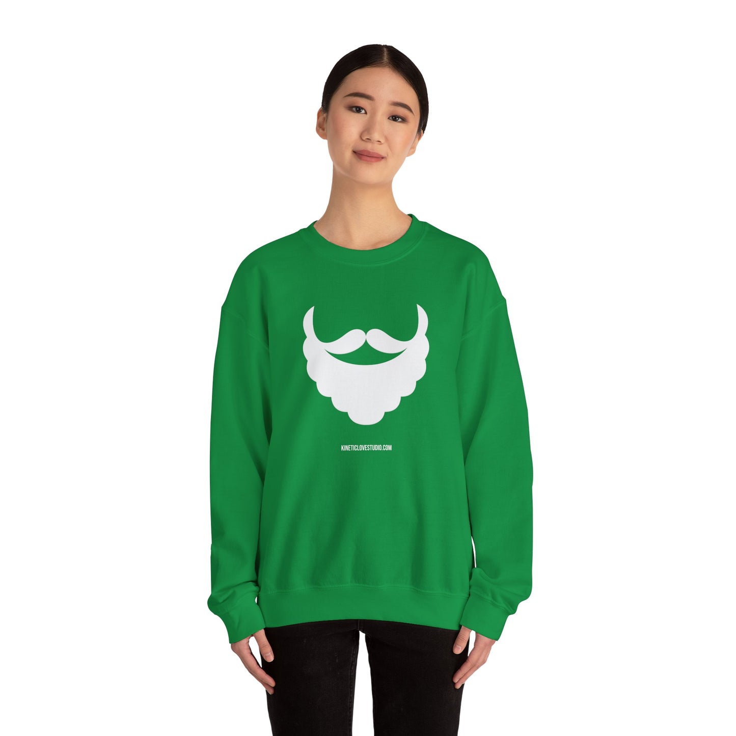 Santa Claus Beard Holiday Sweatshirt