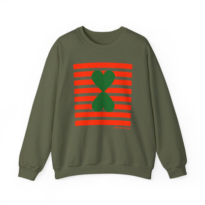 Holiday Edition Couple Sweatshirt - Red Stripes