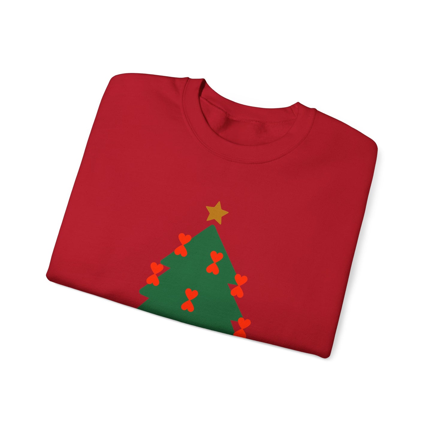 Christmas Tree Modern Couple Sweatshirt - Holiday Edition Unisex