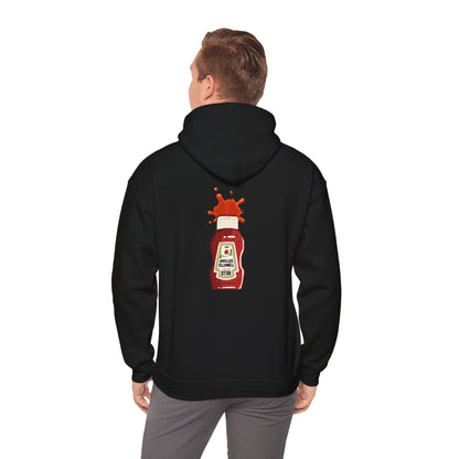 Ketchup Splash Pop-Art Hoodie