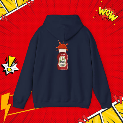 Ketchup Splash Pop-Art Hoodie