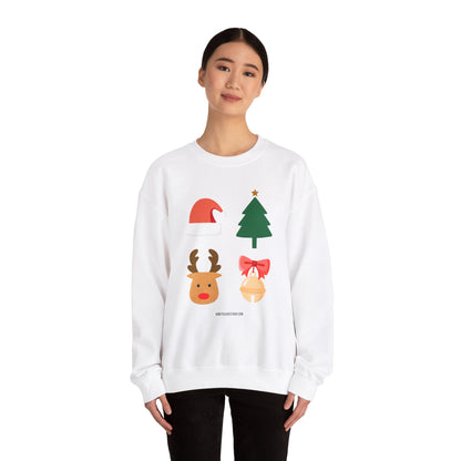 Christmas Ornaments Sweatshirt Unisex Red