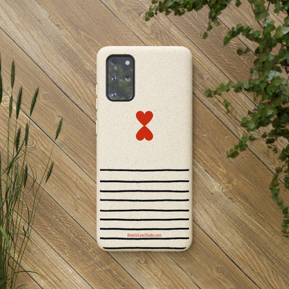 Phone Case - French Chic Black Stripes Biodegradable Eco-Friendly