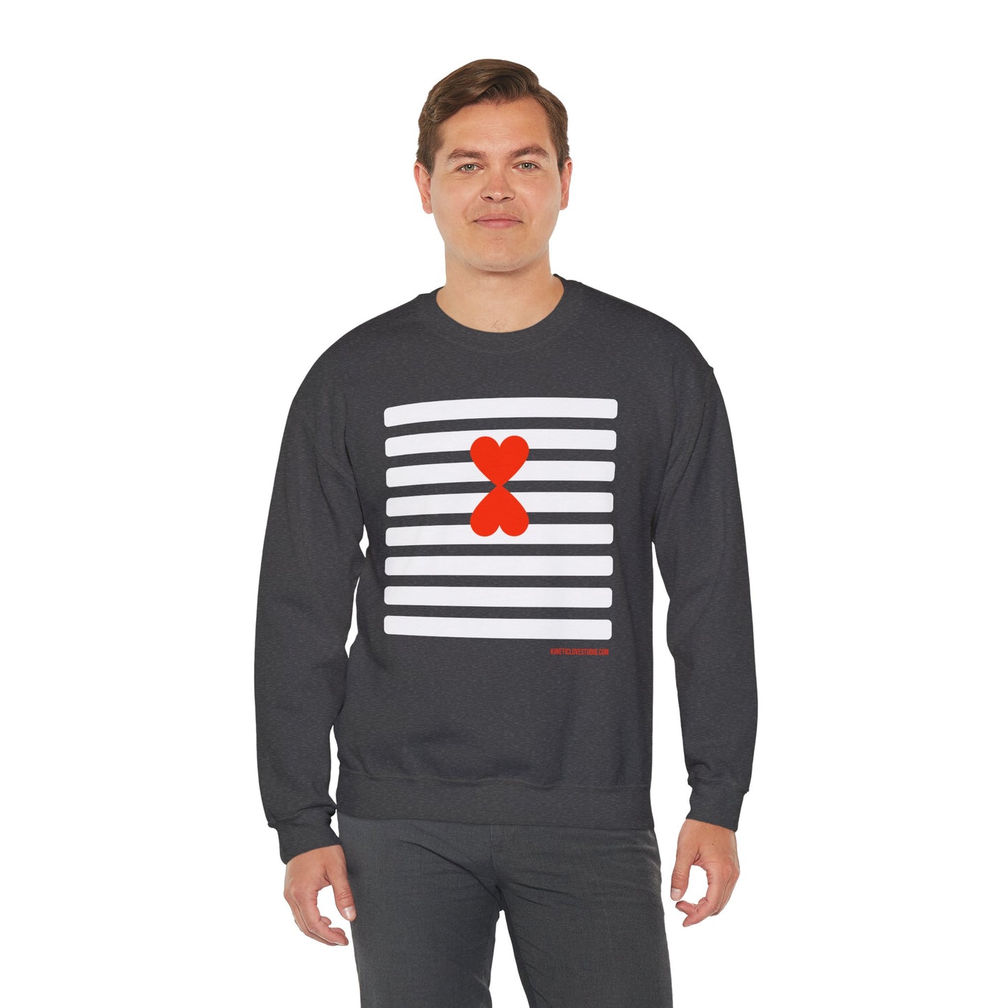 Stripes Sweatshirt - Paris Street Style Signature Design by Kinetic Love Studio