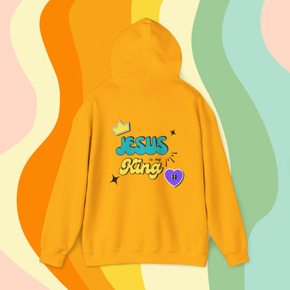 Jesus is King Retro Hoodie