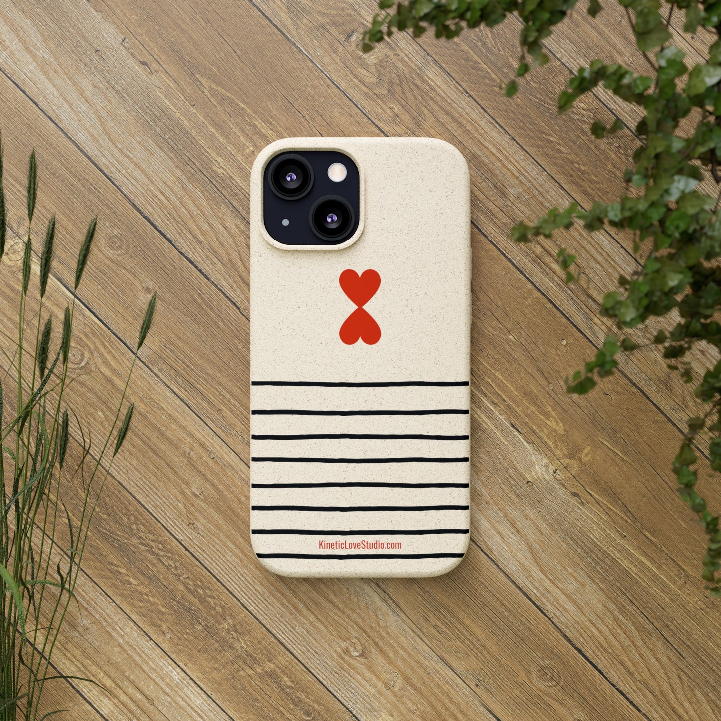 Phone Case - French Chic Black Stripes Biodegradable Eco-Friendly