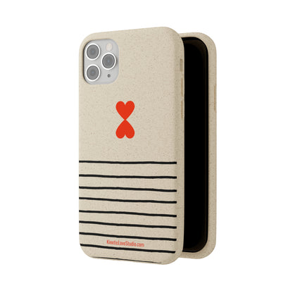 Phone Case - French Chic Black Stripes Biodegradable Eco-Friendly