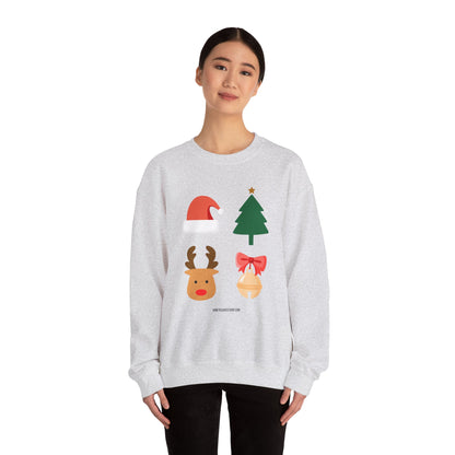 Christmas Ornaments Sweatshirt Unisex Red