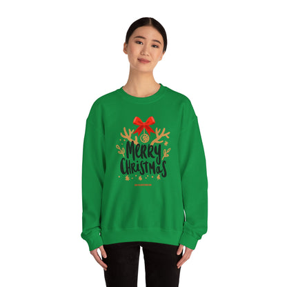 Christmas Reindeer Antlers Modern Design Sweatshirt  - Holiday Edition Unisex