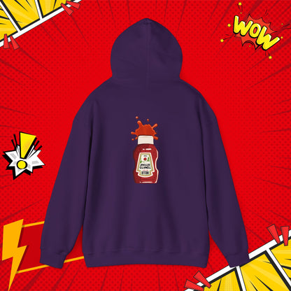 Ketchup Splash Pop-Art Hoodie