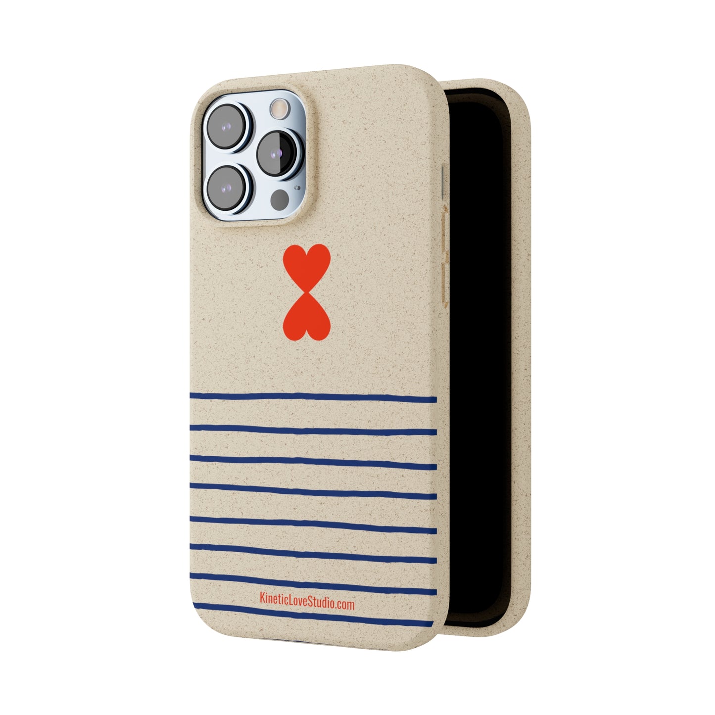 Phone Case - French Chic Trendy Navy Stripes Design Paris Street Style Biodegradable Eco-Friendly