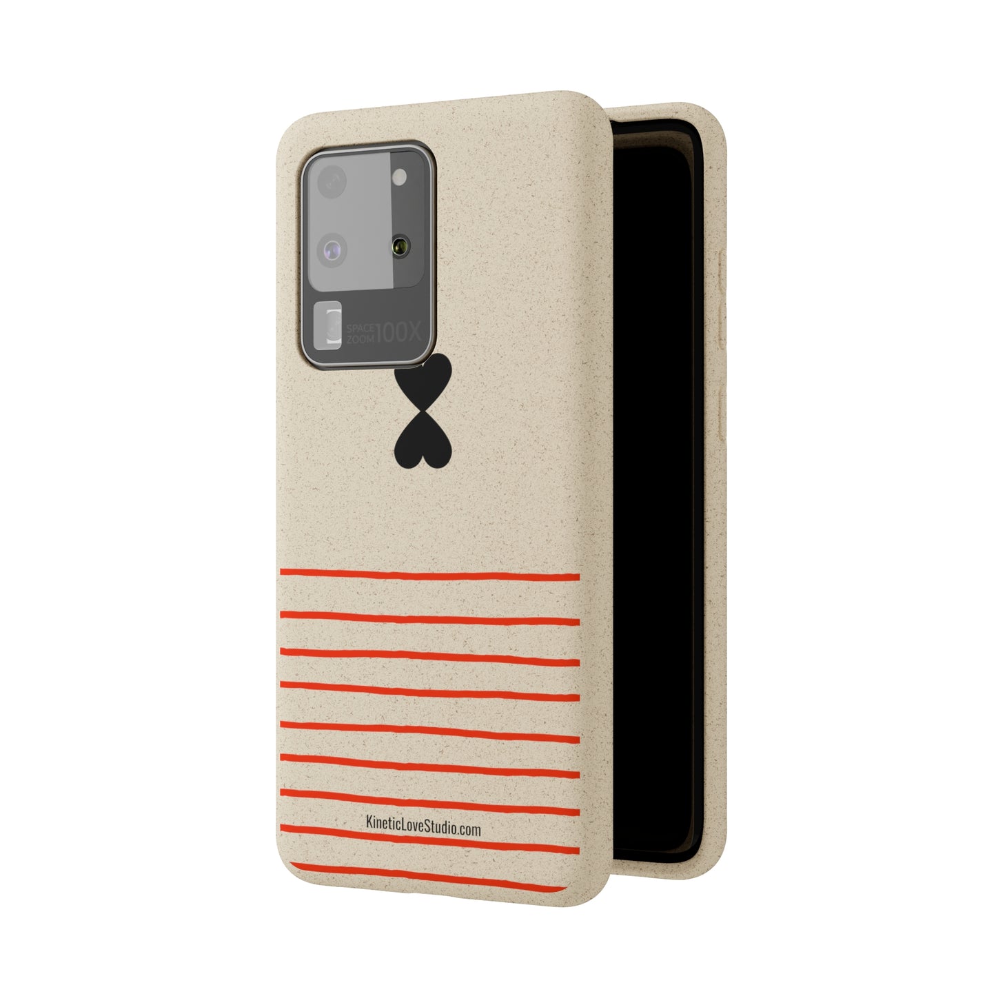 Phone Case - French Chic Red Stripes Biodegradable Eco-Friendly