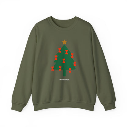 Christmas Tree Modern Couple Sweatshirt - Holiday Edition Unisex