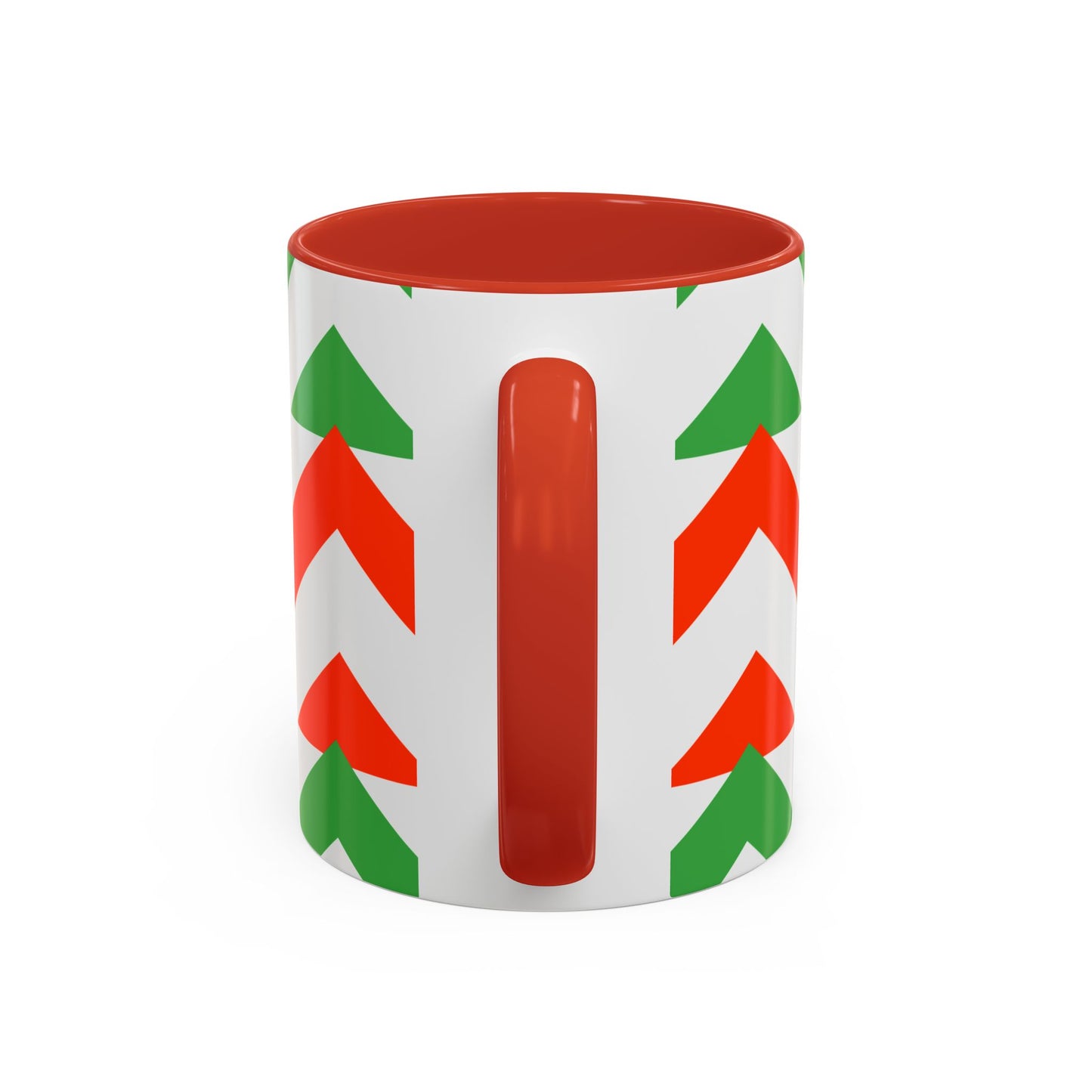 Coffee Mug Christmas Holiday Chevron Design Gift