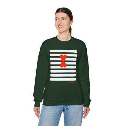 Stripes Sweatshirt - Paris Street Style Signature Design by Kinetic Love Studio