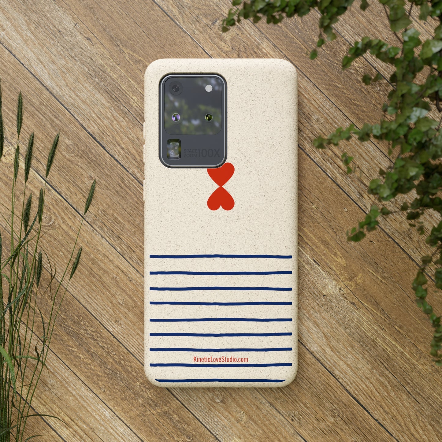 Phone Case - French Chic Trendy Navy Stripes Design Paris Street Style Biodegradable Eco-Friendly