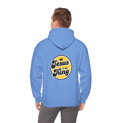 Jesus is King Good Vibes Hoodie Gold