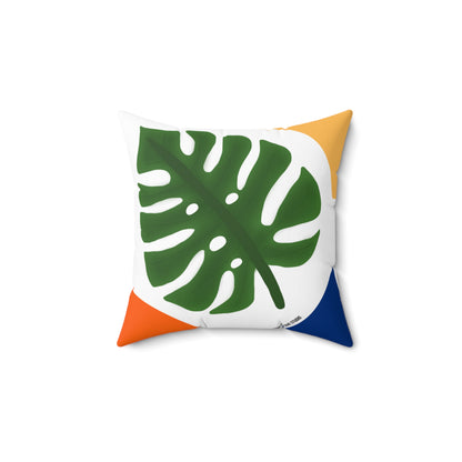 Monstera Leaf Modern Design Pillow