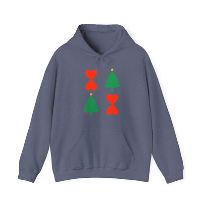 Christmas Tree Modern Design Hoodie Unisex